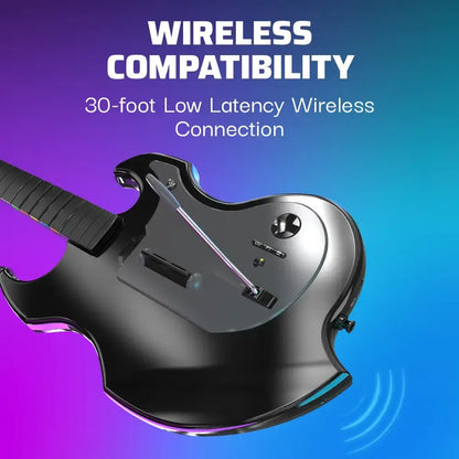 PDP - RIFFMASTER Wireless Guitar Controller For Playstation 5 and Playstation 4 - Black