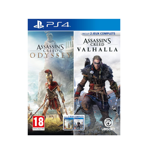 Assassin's Creed Valhalla + Odyssey Double Pack - PlayStation 4