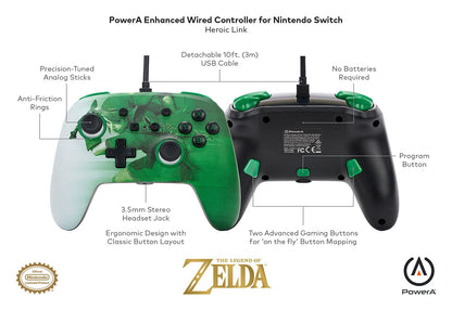 Nintendo Switch Zelda Wired Controller