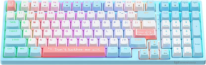 Onikuma G38 Mechanical Keyboard - Light Blue