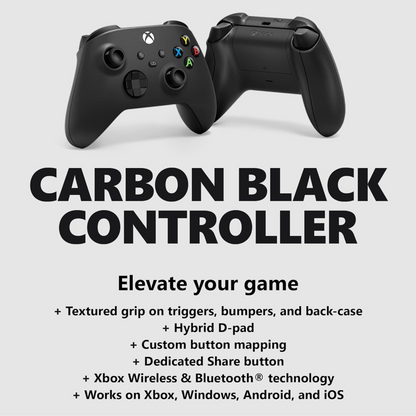 Xbox Wireless Controller – Carbon Black