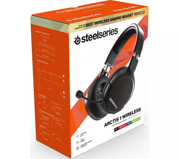 SteelSeries Arctis 1 Wireless 7.1 Gaming Headset - Black