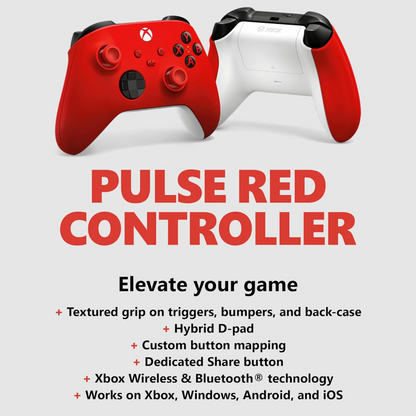 Xbox Wireless Controller – Pulse Red