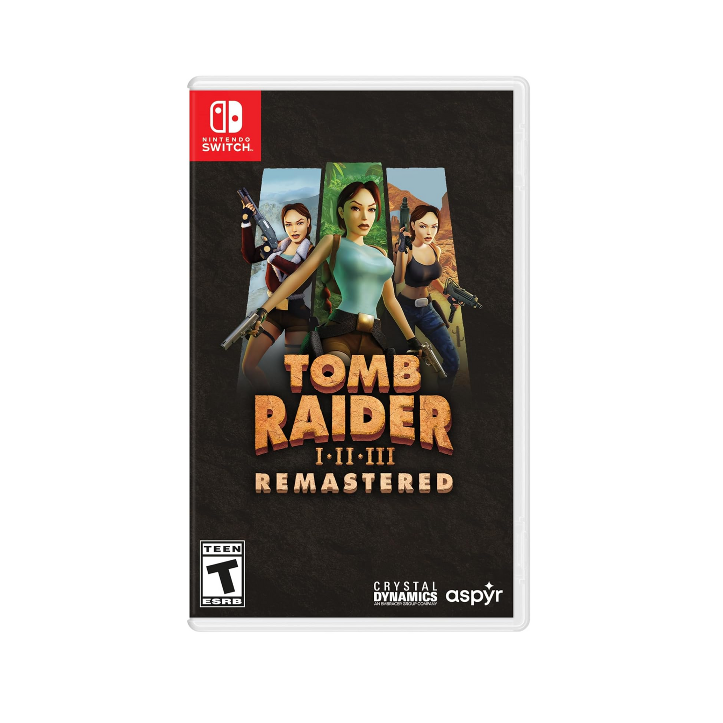 Tomb Raider I-III Remastered Starring Lara Croft - Nintendo Switch