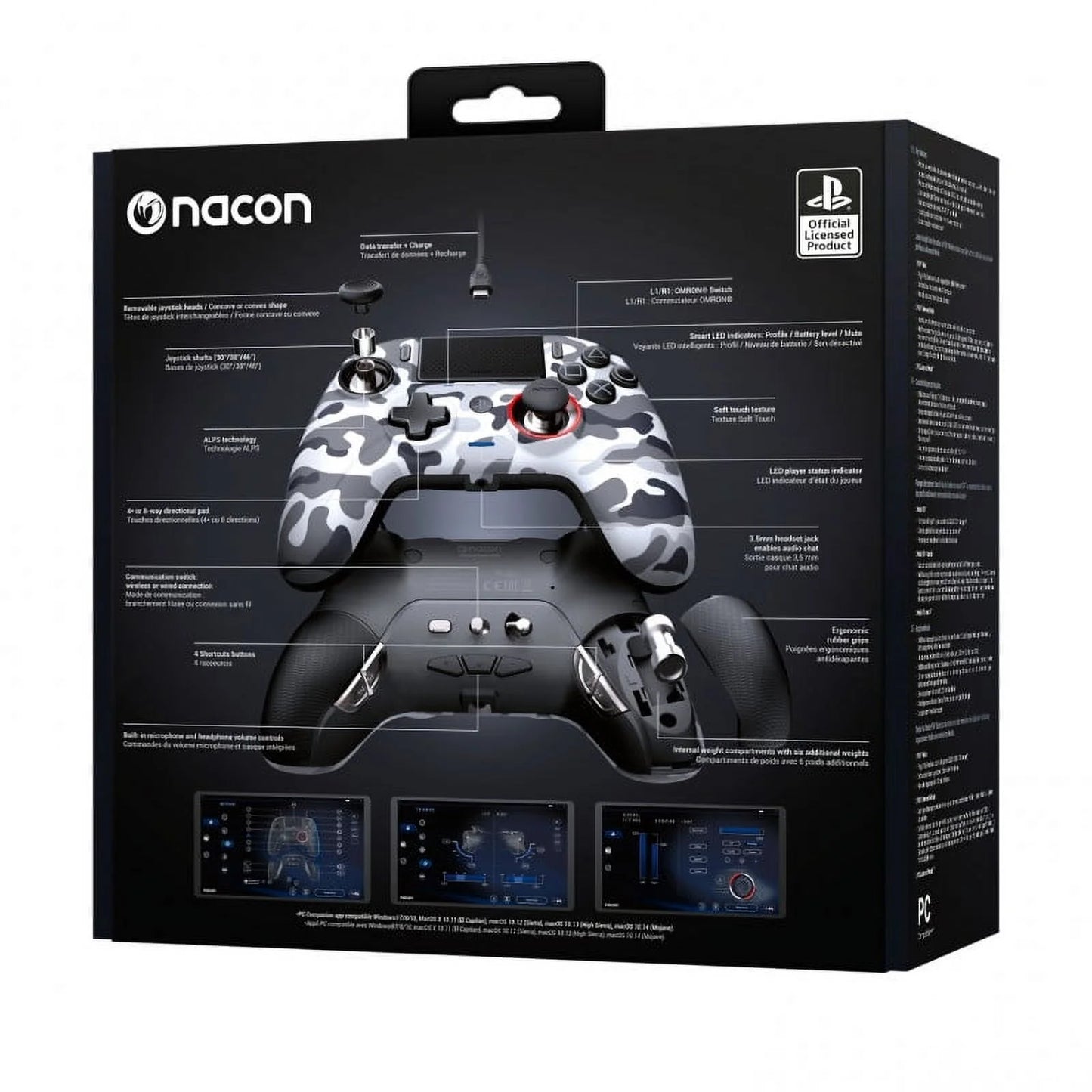 Nacon Revolution Unlimited Pro Controller - Camo Grey