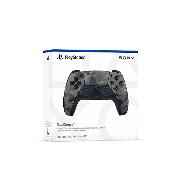 Playstation 5  DualSense Wireless Controller - Grey Camouflage