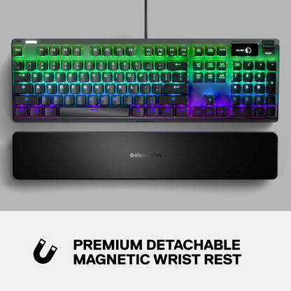 SteelSeries Apex 7 - Mechanical Gaming Keyboard with OLED Smart Display and Red Switches