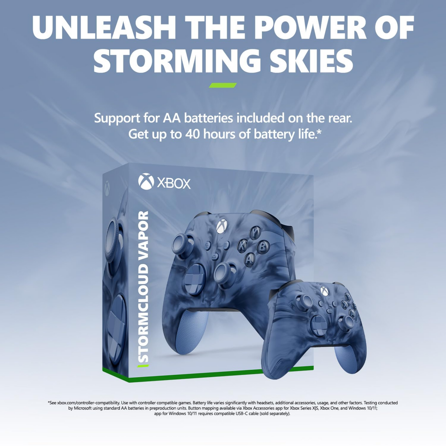 Xbox Wireless Controller – Stormcloud Vapor