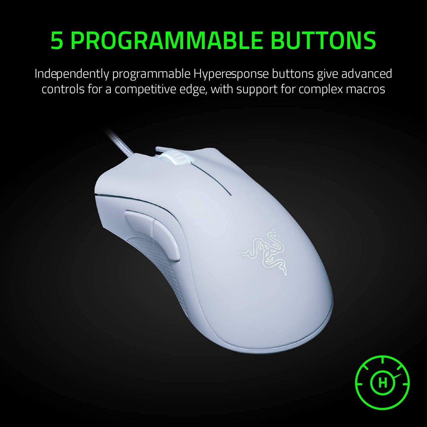 Razer DeathAdder Essential - Mercury White