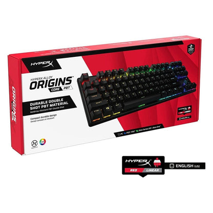 HyperX Alloy Origins Core - Tenkeyless Mechanical Gaming Keyboard