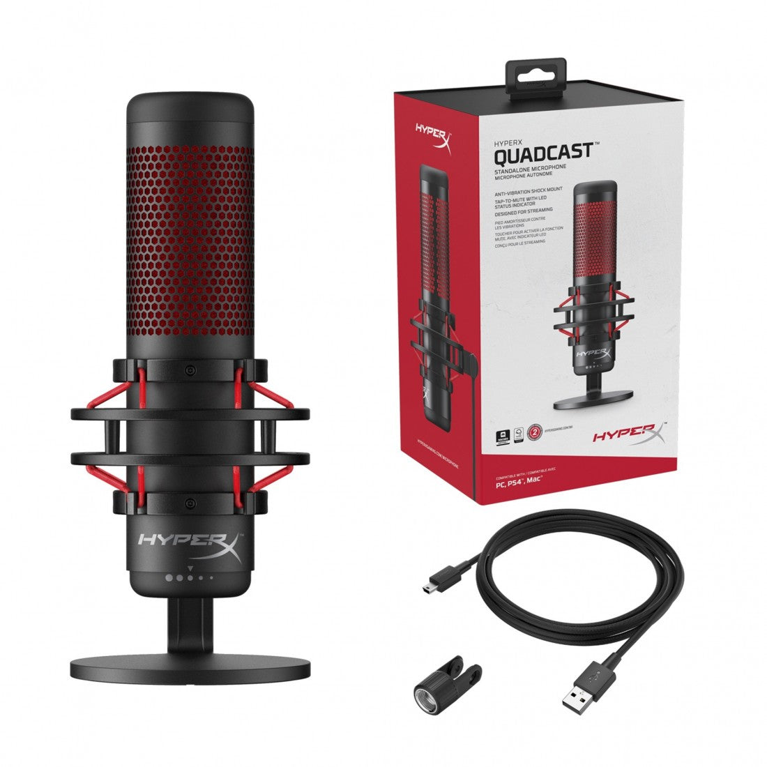 HyperX QuadCast USB Condenser Microphone