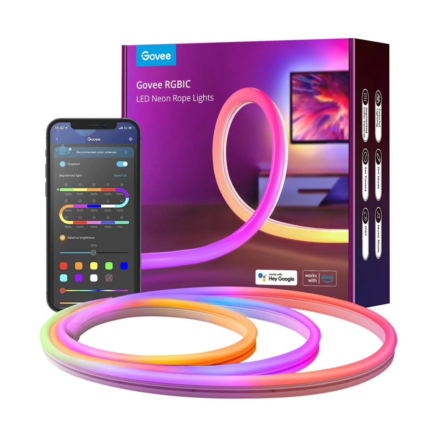 Govee RGBIC LED Neon Rope Lights