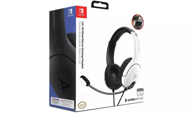 Nintendo Switch LVL40 Wired Stereo Gaming Headset